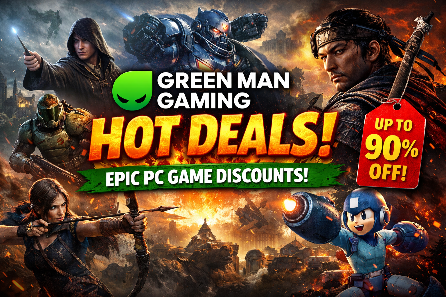 Green Man Gaming Hot Deals: Today’s Best PC Game Keys (Huge Discounts)