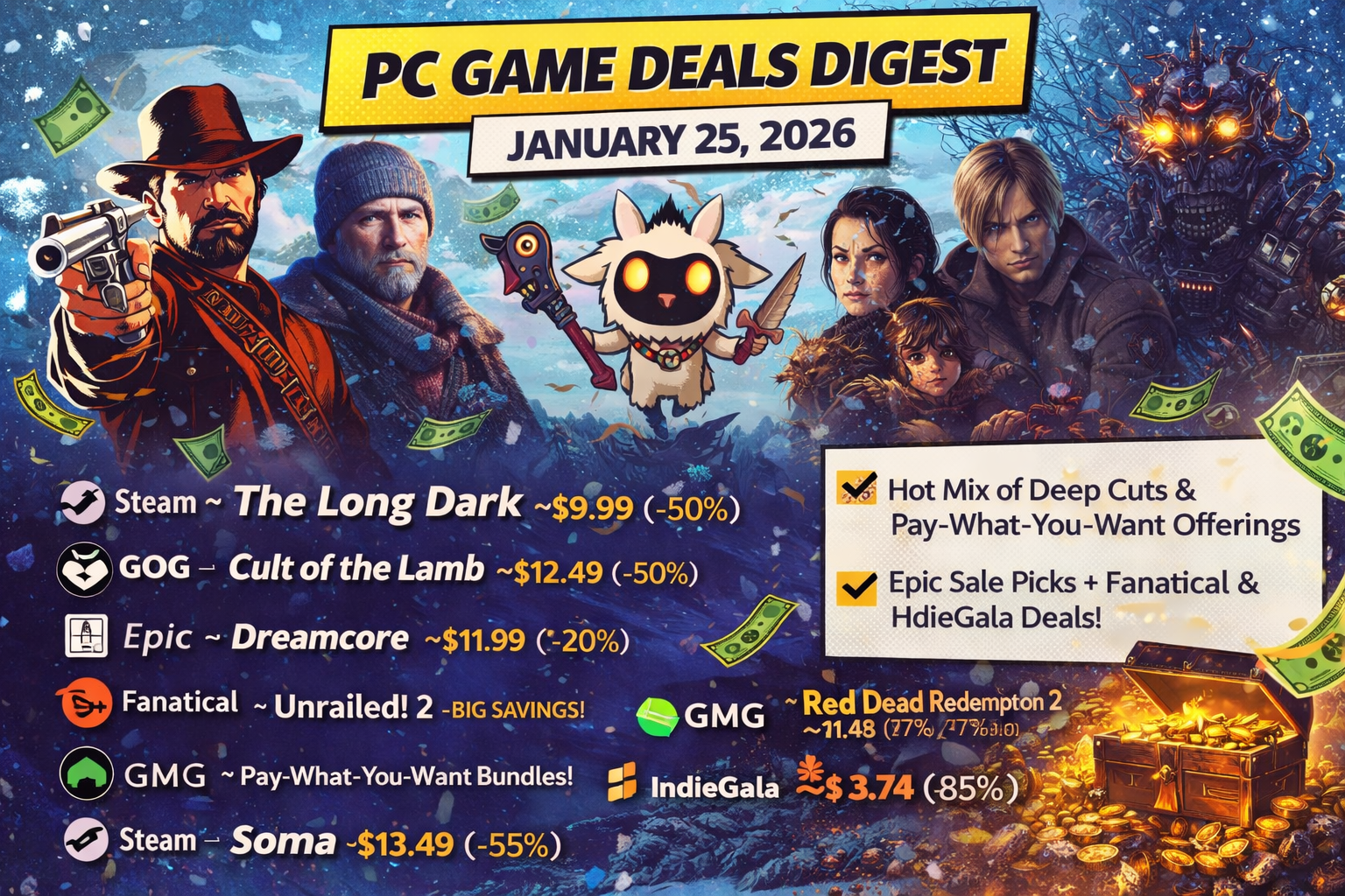 🎮 PC Game Deals Digest — Jan 25, 2026
